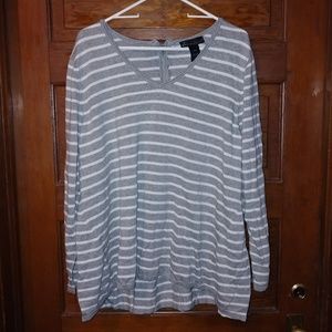 Lane Bryant striped sweater